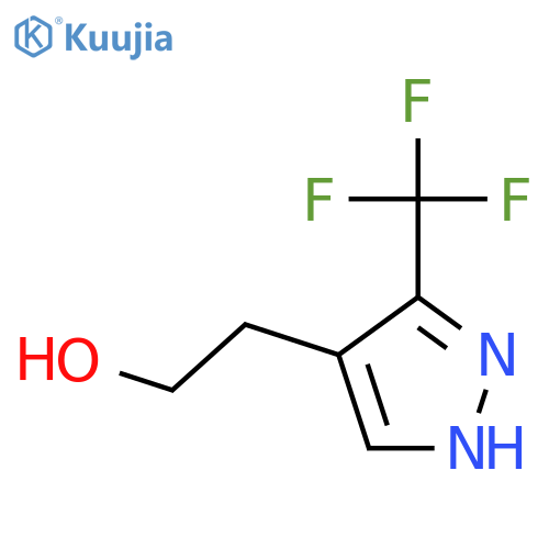 2-[3-(trifluoromethyl)-1H-pyrazol-4-yl]ethan-1-ol structure
