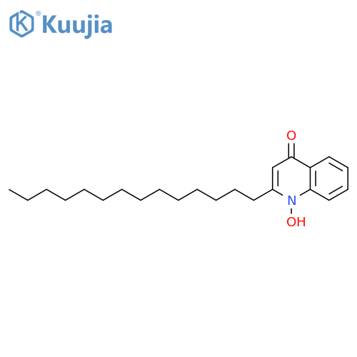 4(1H)-Quinolinone, 1-hydroxy-2-tetradecyl- structure