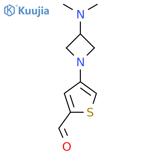 4-[3-(Dimethylamino)azetidin-1-yl]thiophene-2-carbaldehyde structure