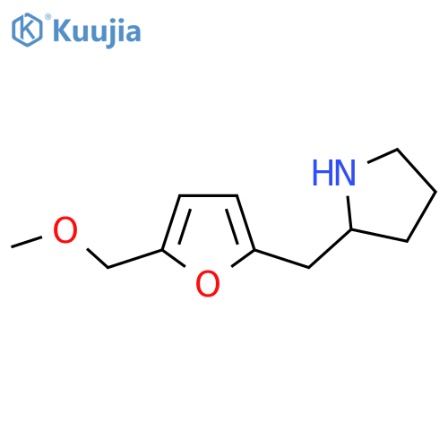 2-{[5-(Methoxymethyl)furan-2-yl]methyl}pyrrolidine structure