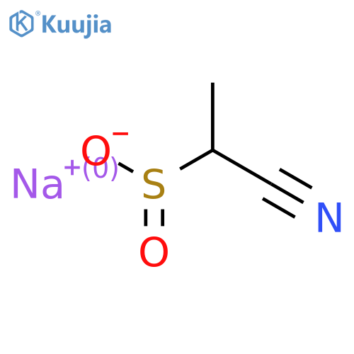 Sodium 1-cyanoethane-1-sulfinate structure