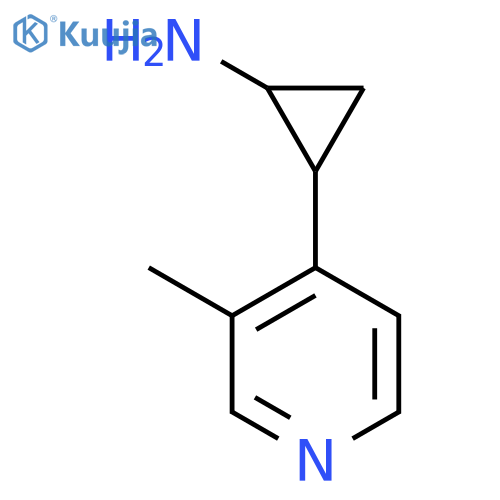 2-(3-Methylpyridin-4-yl)cyclopropan-1-amine structure