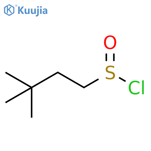 1-Butanesulfinyl chloride, 3,3-dimethyl- structure