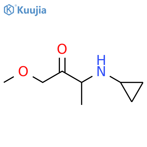 2-Butanone, 3-(cyclopropylamino)-1-methoxy- structure