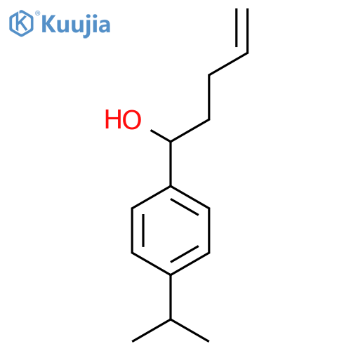 1-(4-Isopropylphenyl)pent-4-en-1-ol structure