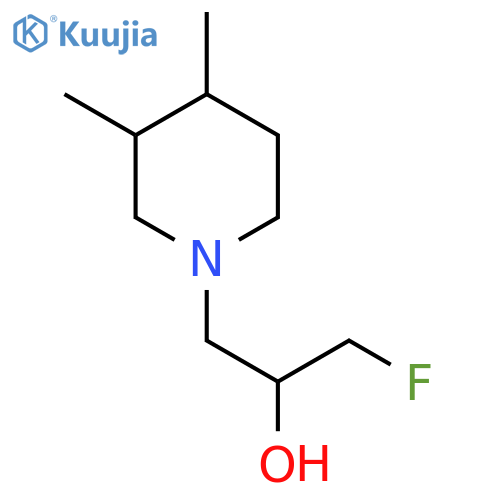 1-(3,4-Dimethylpiperidin-1-yl)-3-fluoropropan-2-ol structure