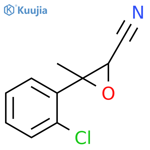 2-Oxiranecarbonitrile, 3-(2-chlorophenyl)-3-methyl- structure