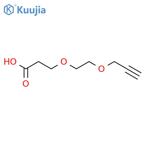 Propargyl-PEG2-acid structure