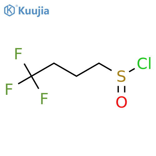 4,4,4-Trifluorobutane-1-sulfinyl chloride structure