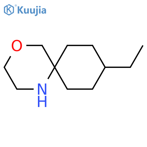 4-Oxa-1-azaspiro[5.5]undecane, 9-ethyl- structure