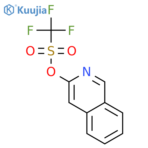 Isoquinolin-3-yl trifluoromethanesulfonate structure