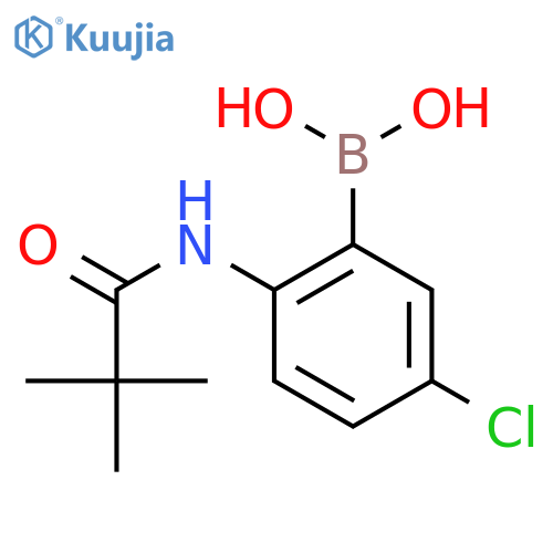5-Chloro-2-(Pivaloylamino)Phenylboronic Acid structure