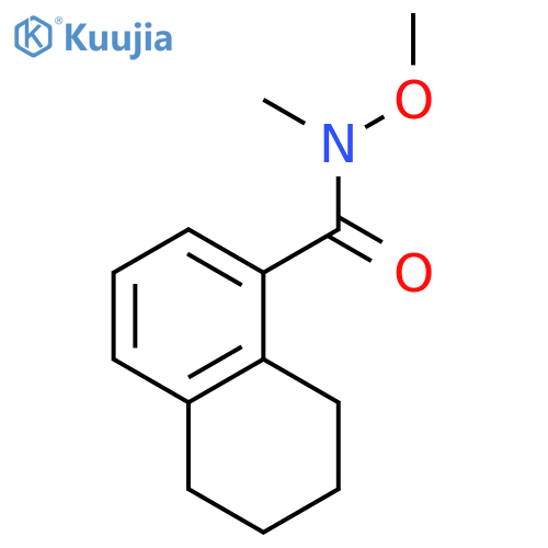 5,6,7,8-Tetrahydro-N-methoxy-N-methyl-1-naphthalenecarboxamide structure