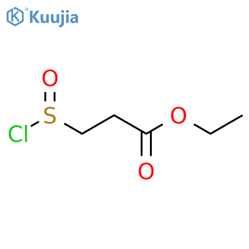 Propanoic acid, 3-(chlorosulfinyl)-, ethyl ester structure