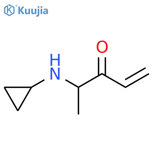 1-Penten-3-one, 4-(cyclopropylamino)- structure