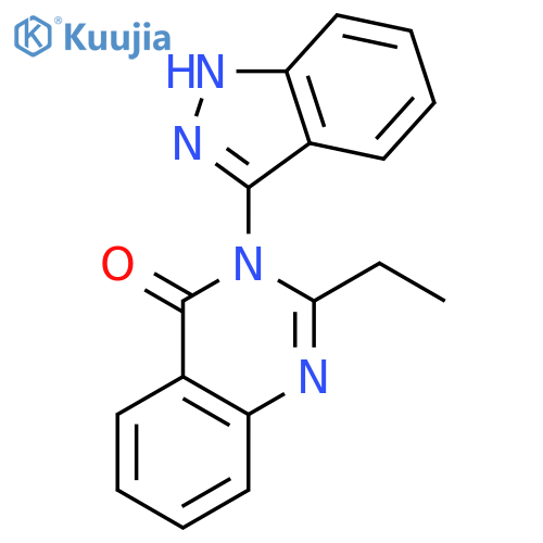 4(3H)-QUINAZOLINONE, 2-ETHYL-3-(1H-INDAZOL-3-YL)- structure