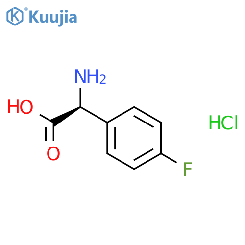 L-P-Fluorophenylglycine Hydrochloride structure