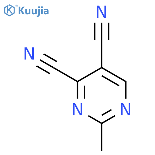 4,5-Pyrimidinedicarbonitrile,2-methyl- structure