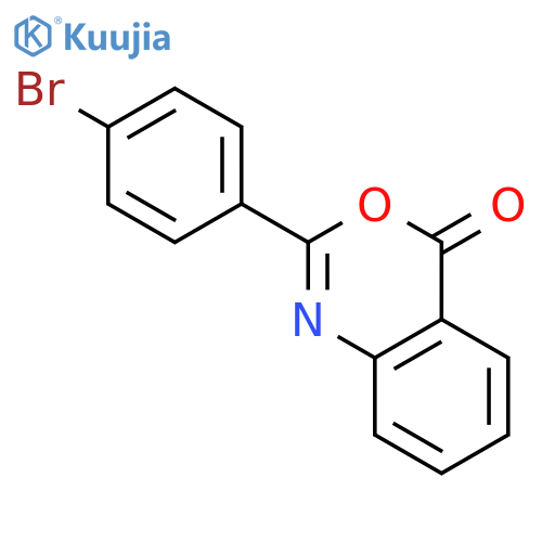 2-(4-bromophenyl)-3,1-benzoxazin-4-one structure