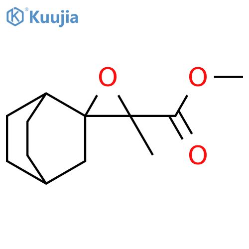 Spiro[bicyclo[2.2.2]octane-2,2'-oxirane]-3'-carboxylic acid, 3'-methyl-, methyl ester structure