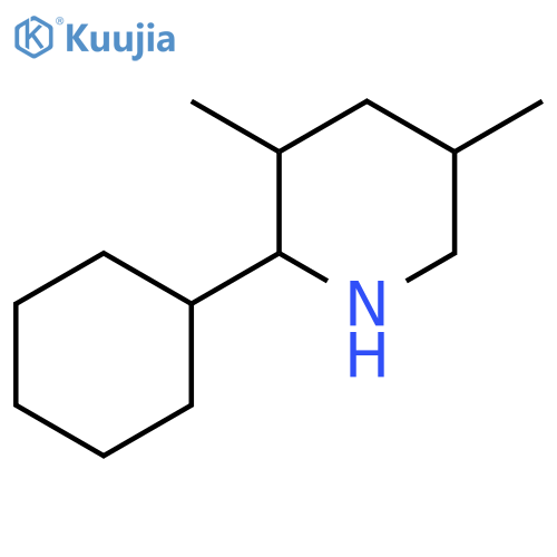 2-Cyclohexyl-3,5-dimethylpiperidine structure