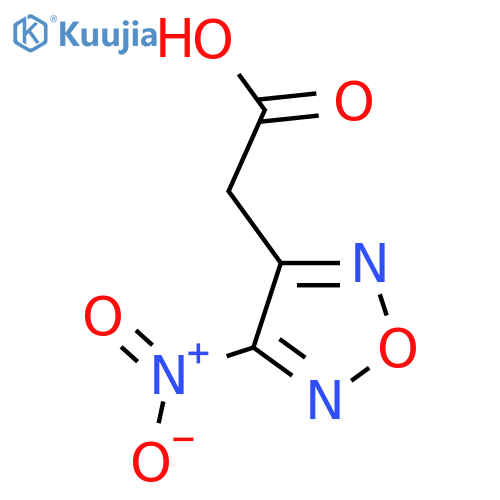 2-(4-Nitro-1,2,5-oxadiazol-3-yl)acetic acid structure