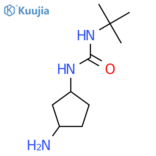 1-(3-Aminocyclopentyl)-3-tert-butylurea structure