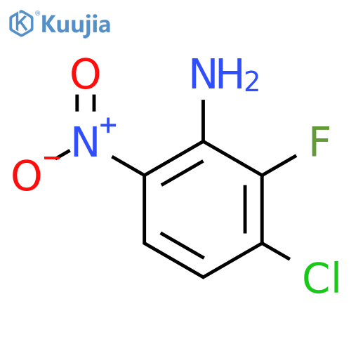 3-Chloro-2-fluoro-6-nitroaniline structure