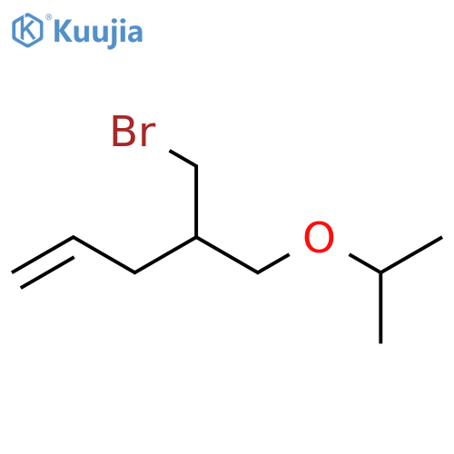 1-Pentene, 5-bromo-4-[(1-methylethoxy)methyl]- structure