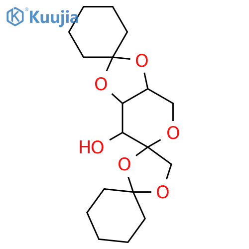 b-D-Fructopyranose,1,2:4,5-di-O-cyclohexylidene- structure