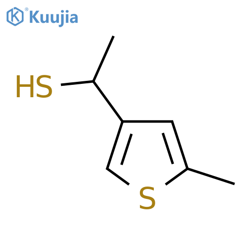 1-(5-Methylthiophen-3-yl)ethane-1-thiol structure