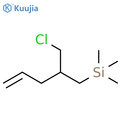 Silane, [2-(chloromethyl)-4-penten-1-yl]trimethyl- structure