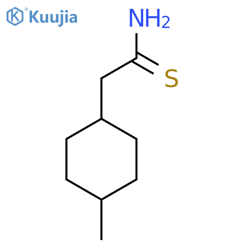 2-(4-Methylcyclohexyl)ethanethioamide structure