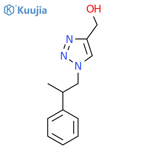 (1-(2-Phenylpropyl)-1H-1,2,3-triazol-4-yl)methanol structure