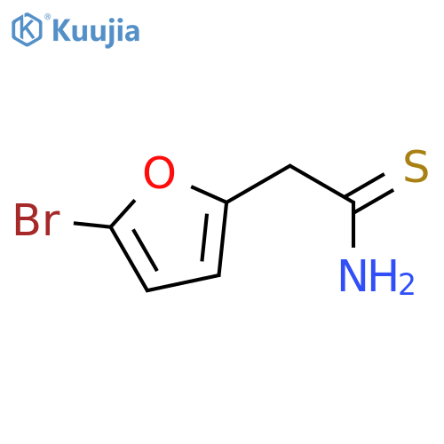 2-(5-Bromofuran-2-yl)ethanethioamide structure