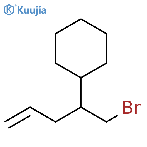 [1-(Bromomethyl)-3-buten-1-yl]cyclohexane structure