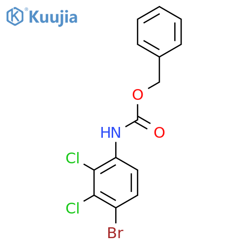 benzyl N-(4-bromo-2,3-dichlorophenyl)carbamate structure