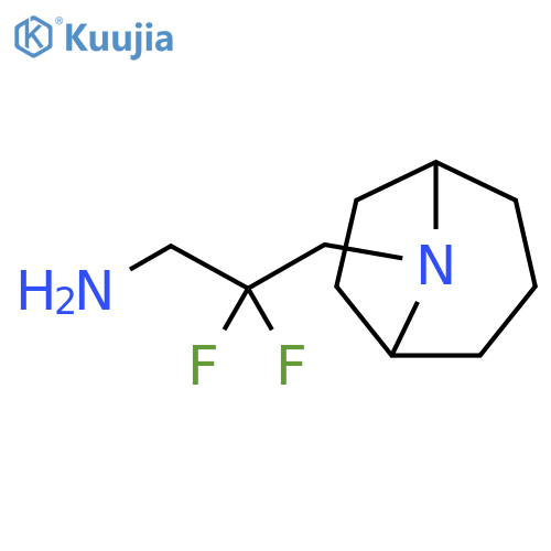 8-Azabicyclo[3.2.1]octane-8-propanamine, β,β-difluoro- structure