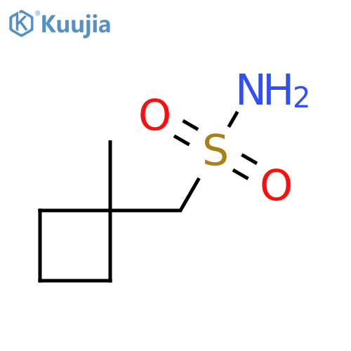 (1-Methylcyclobutyl)methanesulfonamide structure