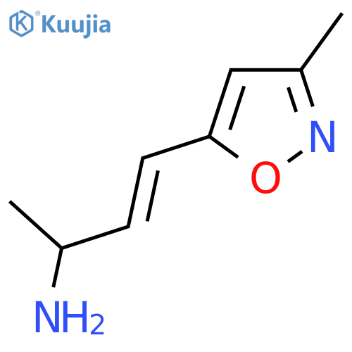 4-(3-Methyl-1,2-oxazol-5-yl)but-3-en-2-amine structure