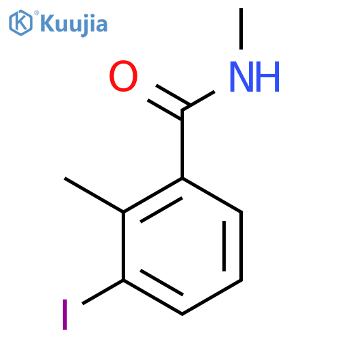 3-Iodo-N,2-dimethylbenzamide structure
