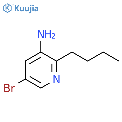 5-Bromo-2-butylpyridin-3-amine structure