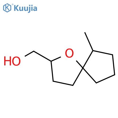 1-Oxaspiro[4.4]nonane-2-methanol, 6-methyl- structure