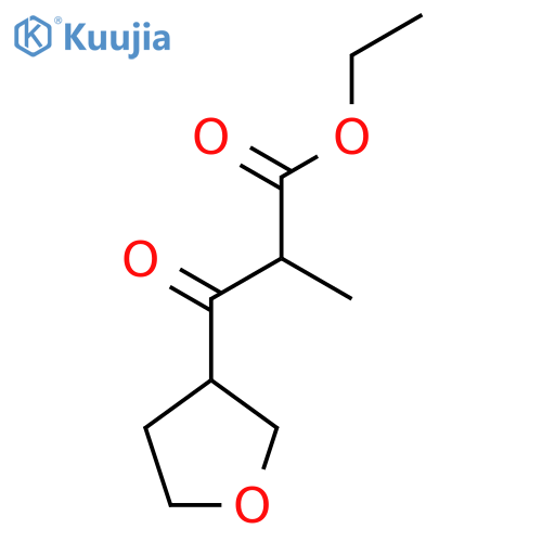 Ethyl 2-methyl-3-oxo-3-(oxolan-3-yl)propanoate structure