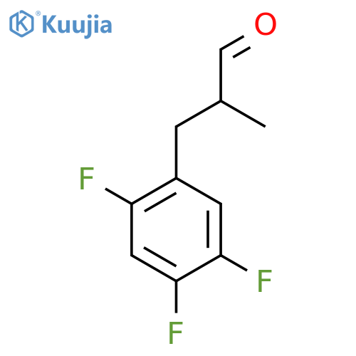 2-Methyl-3-(2,4,5-trifluorophenyl)propanal structure