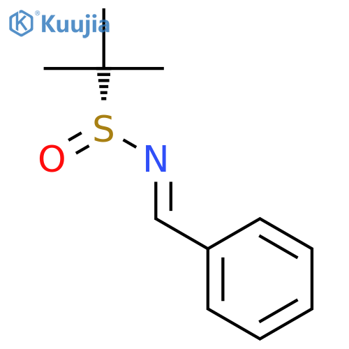 (RS,E)-N-benzylidene-2-methylpropane-2-sulfinamide structure