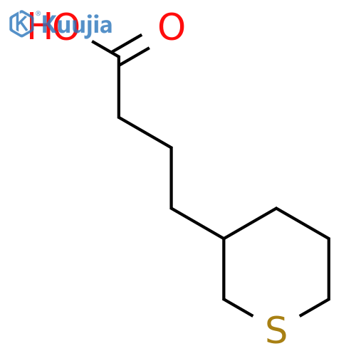 4-(Thian-3-yl)butanoic acid structure