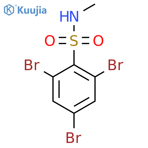 2,4,6-Tribromo-N-methylbenzene-1-sulfonamide structure