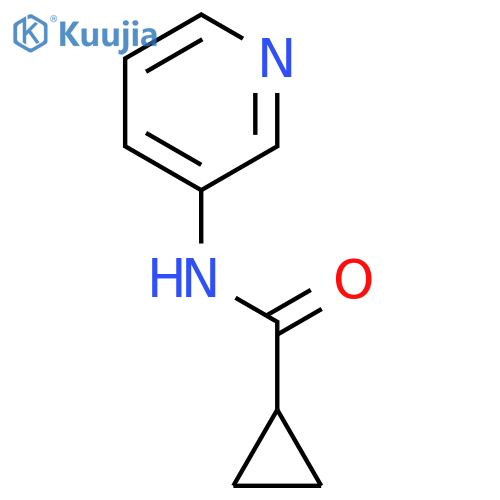 Cyclopropanecarboxamide,N-3-pyridinyl- structure