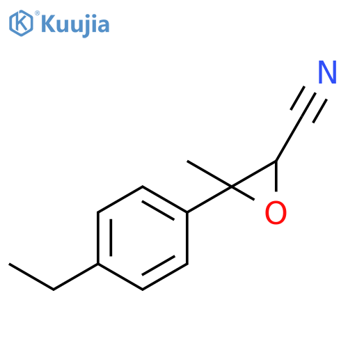 2-Oxiranecarbonitrile, 3-(4-ethylphenyl)-3-methyl- structure